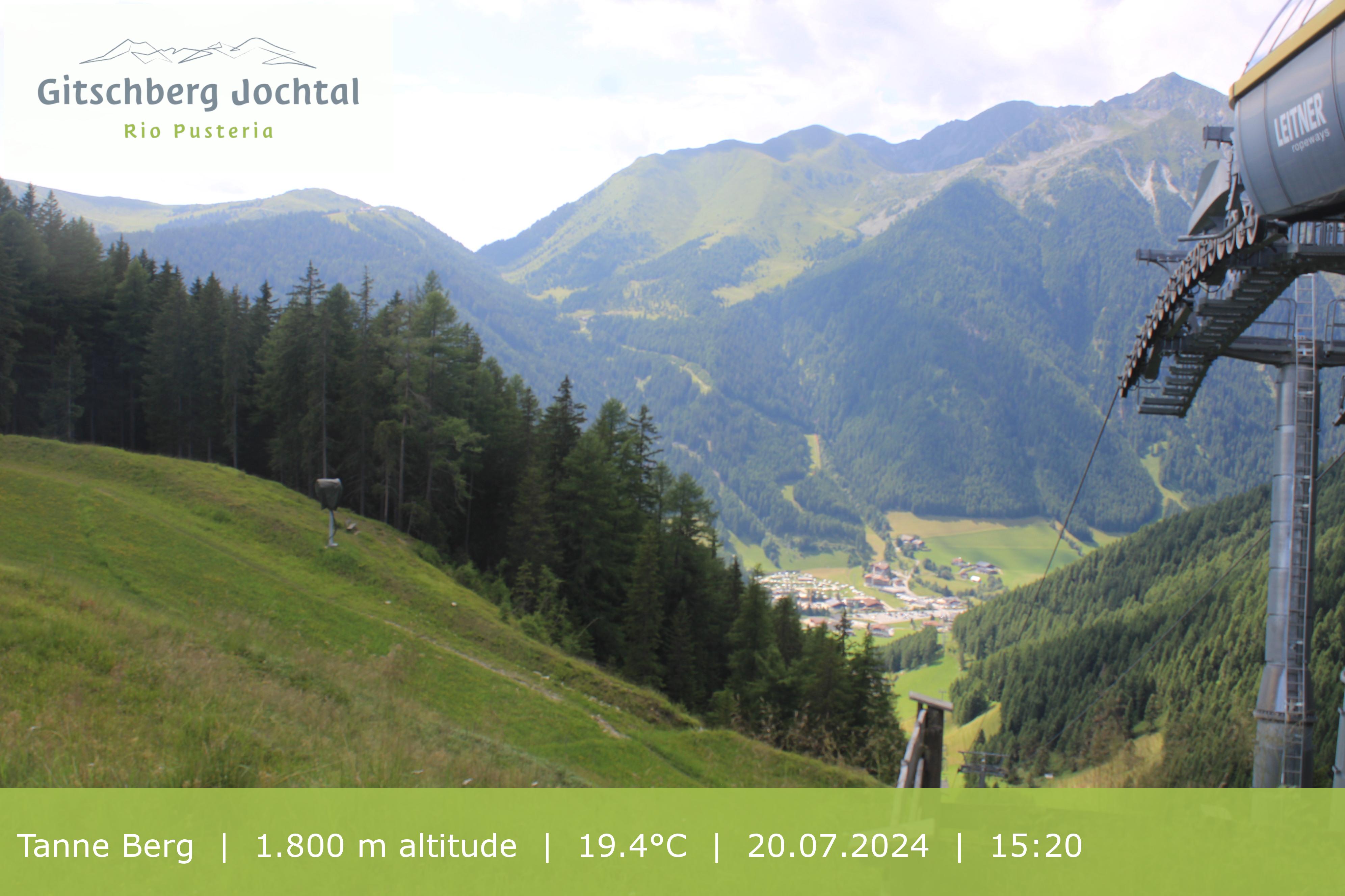 Stocknerhof Blick ins Eisacktal Brixen